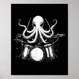 Poster Drummer Drummer Drummer Drumming Amoureux de la mu