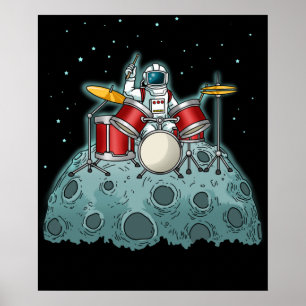 Poster Drummer Kids Drummer Cadeau Drumming Percussion