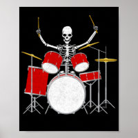 Drummer Skeletton Drummer Musician Drumsticks