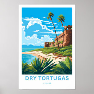 Poster Dry Tortugas Floride Imprimer Voyage