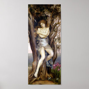 Poster Dryad (Belle Nymphe Arbre) (Mythe grec)