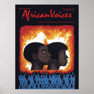 Poster du 20e anniversaire d'African Voices