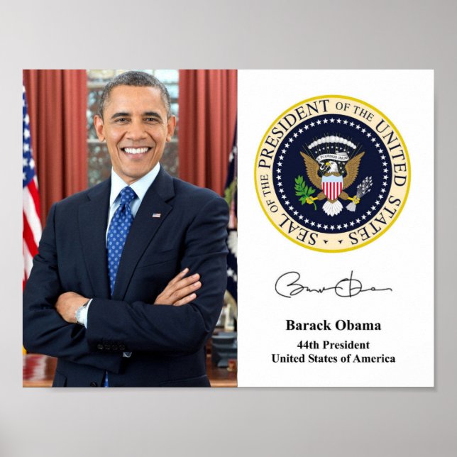 Poster du 44ème Président Obama (Devant)