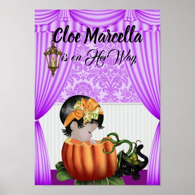 Poster du Baby shower d'automne (Devant)