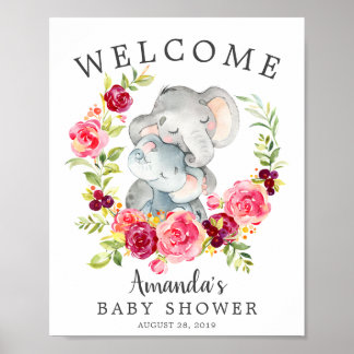 Poster du Baby shower de bienvenue Maman & Baby El