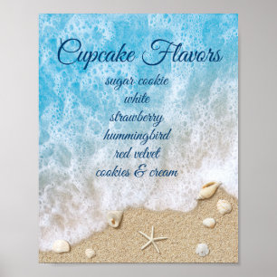 Poster du bar Dessert Blue Beach Waves