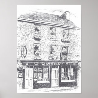 Poster du bar irlandais O Donnabhain