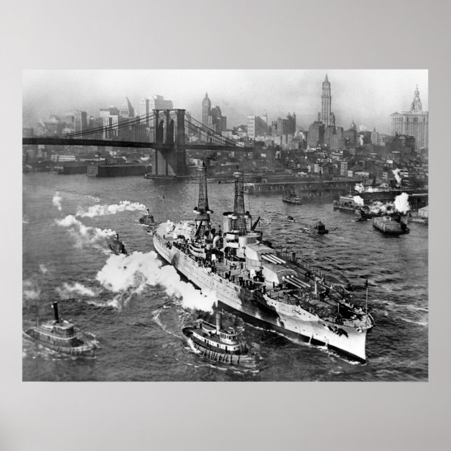 Poster du Battleship USS Arizona 20" x 26" (Devant)