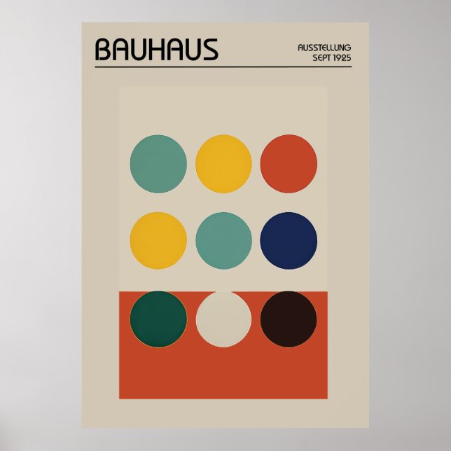 Poster du Bauhaus (Devant)