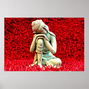 Poster du bouddha de repos