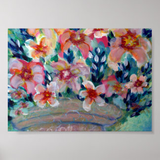 Poster du Bouquet de jardin sur toile
