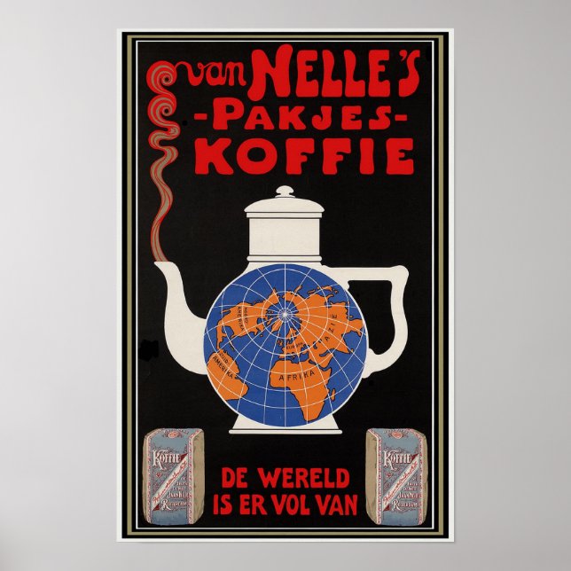 Poster du café de Van Nelle (Devant)