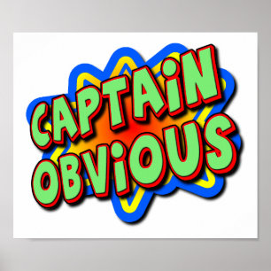 Poster du capitaine Oblivious Funny