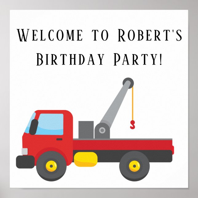 Poster du Carré de la fête d'anniversaire de Red T (Devant)
