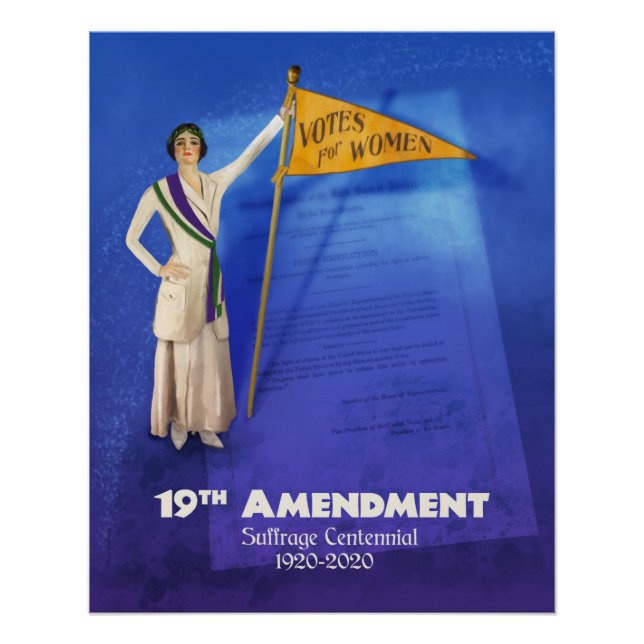 Poster du centenaire du Suffrage (Devant)