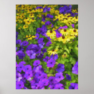 Poster du champ de couleurs