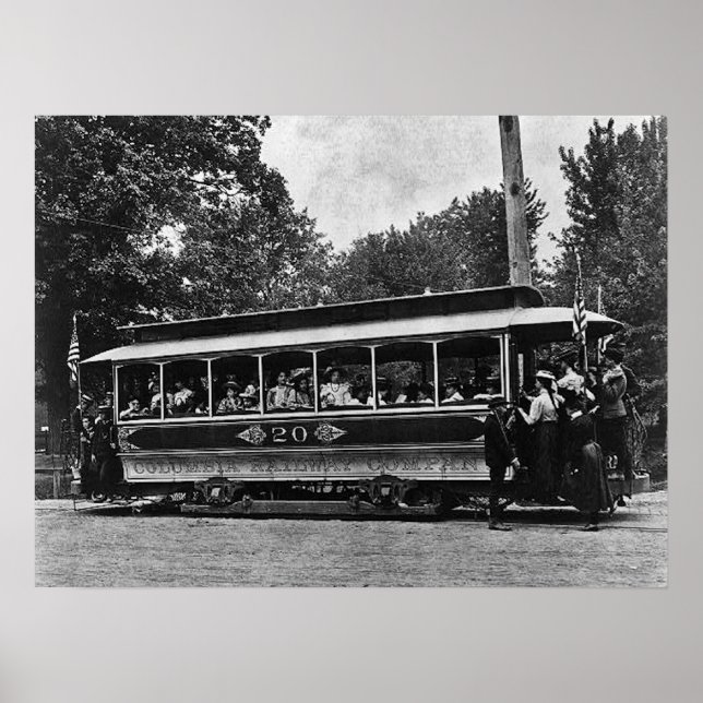 Poster du chariot de Columbia 1900 (Devant)