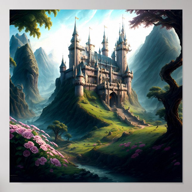 Poster du château de Flower Meadow (Devant)