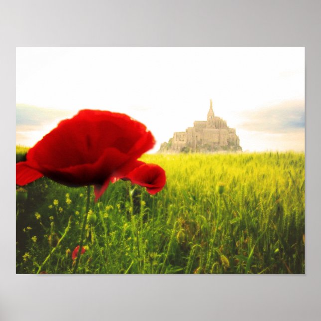 Poster du Château du Mont St Michel France (Devant)