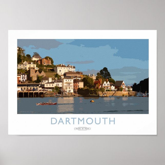 Poster du chemin de fer Dartmouth (Devant)