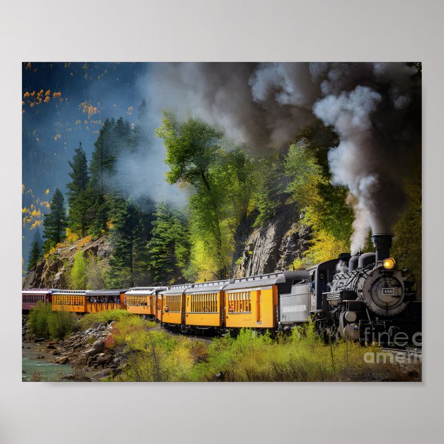 Poster du chemin de fer Durango-Silverton Narrow G (Devant)