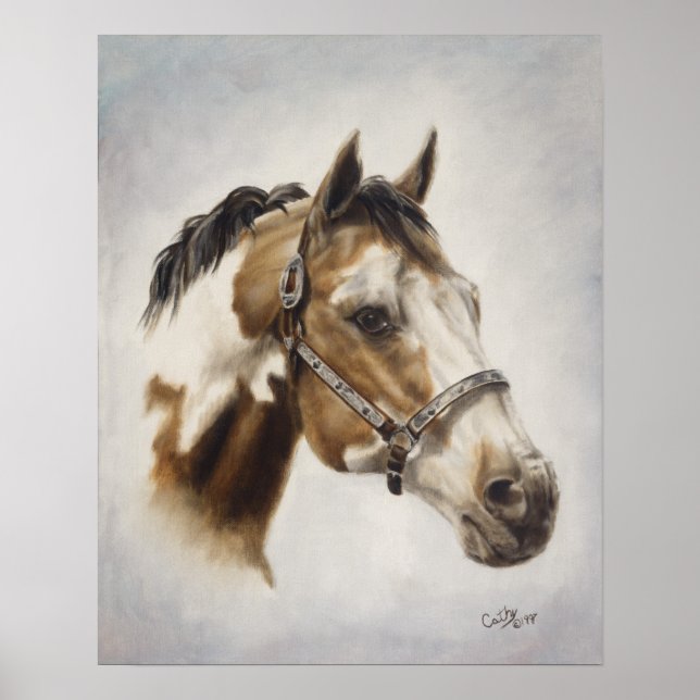 Poster du Cheval de Peinture (Devant)