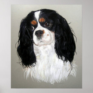 Poster du chien espagnol Cavalier King Charles Imp
