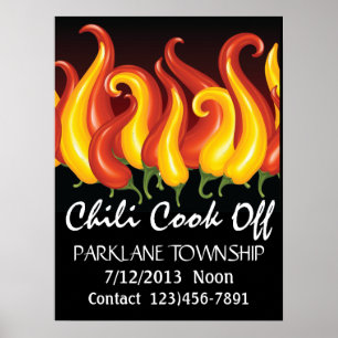 Poster du chili Cook Off - SRF