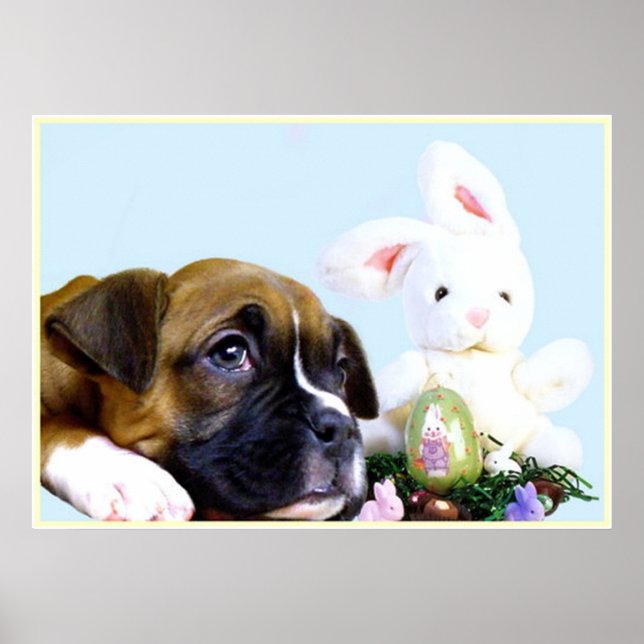 Poster du chiot de Pâques (Devant)