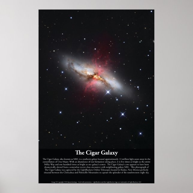 Poster du Cigar Galaxy (M82) (Devant)