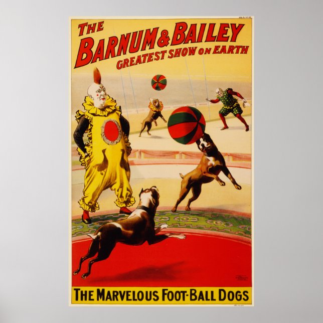 Poster du Cirque des Chiens Marqueurs (Devant)