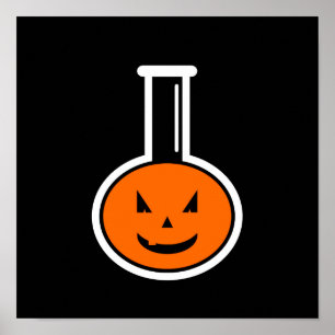Poster du Citrouille de chimie d'Halloween
