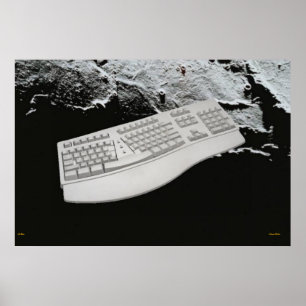 Poster du clavier dans l'espace