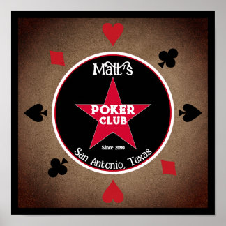 Poster du club de poker Cowboy