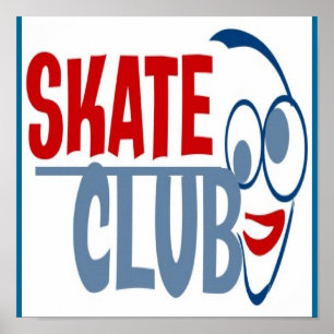 POSTER DU CLUB DE SKATE cool