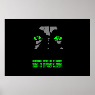 Poster du code binaire
