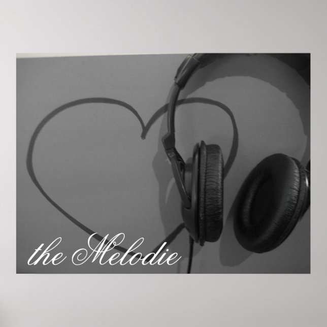 Poster du coeur et de l'casque (Devant)