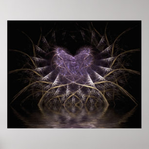 Poster du coeur pourpre