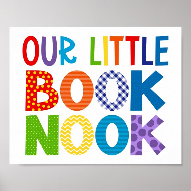 Poster du coin lecture de notre petit livre (Devant)