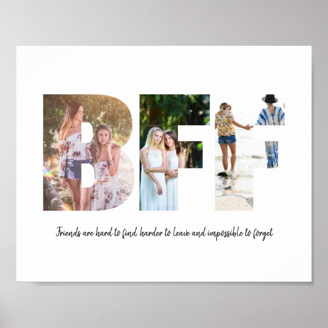 Poster du collage photo BFF (Devant)