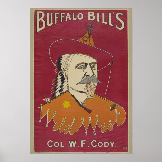 Poster du colonel W. F. Cody de Buffalo Bill (Devant)