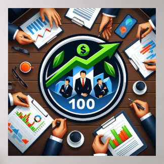 Poster du commerce stock