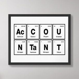 Poster du comptable dans les éléments de tableau p