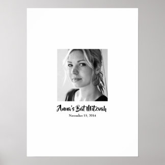 Poster du conseil d'administration du bat mitzvah