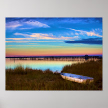 Poster du coucher de soleil de Chincotela