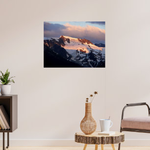 Poster du coucher du soleil du sommet
