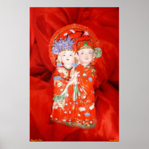 Poster du couple marié heureux