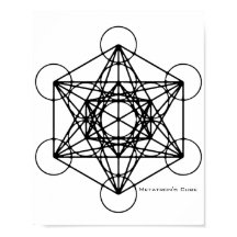 Poster du cube de Metatron