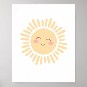 Poster du Décor Pastel Happy Sun Nursery