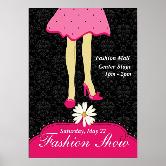 Poster du défilé de mode Jolie chaussures et robe  (Devant)